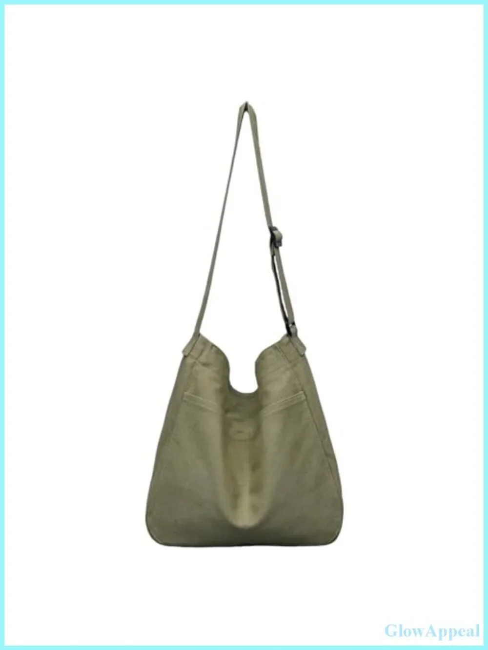 Arkefi Canvas Hobo Crossbody Shoulder Bag Large Casual Messenger Tote
